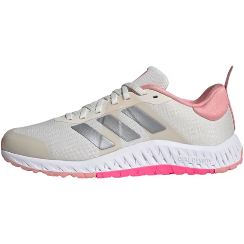 Adidas Športni čevelj 'Everyset Trainer' srebrno-siva / roza / staro roza / off-bela