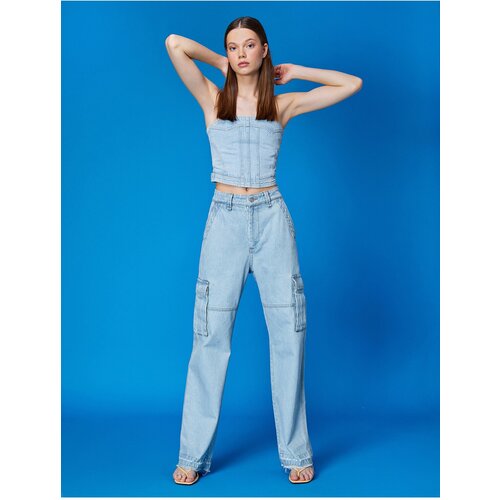 Koton Jeans - Blue - Wide leg Slike