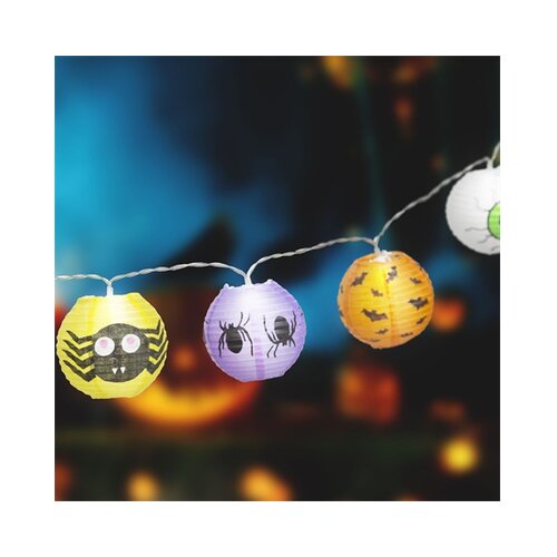  lampiončki za noč čarovnic na baterije 7.5 x 150cm 2 x aa Slike