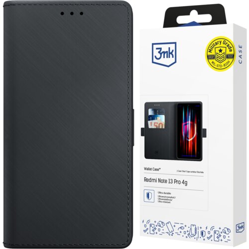 3mk OVITEK OVITEK DENARNICA ZA REDMI NOTE 13 PRO 4G S FUNKCIJO STOJALA, (21970493) Cene