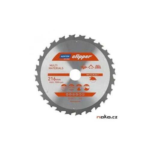 List za kružnu pilu 216x30 mm 24Z Multimaterial NORTON Clipper Cijene
