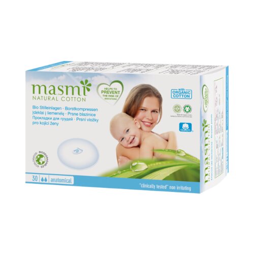 Masmi Prsni vložki za dojenje BIO Slike