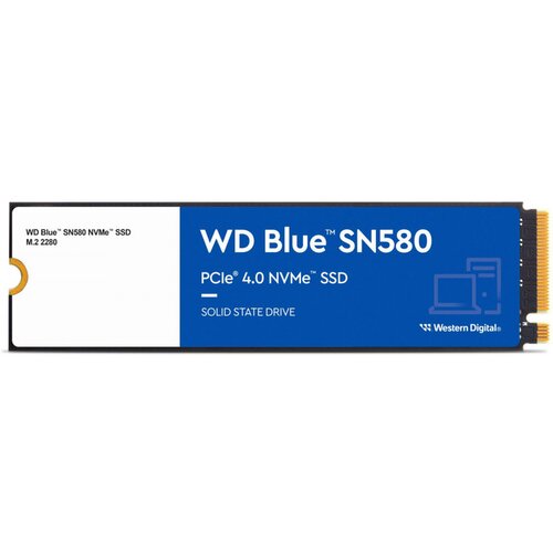 Western Digital ssd M.2 nvme 500GB wd blue SN580 read 4000/write 3600 WDS500G3B0E Cene