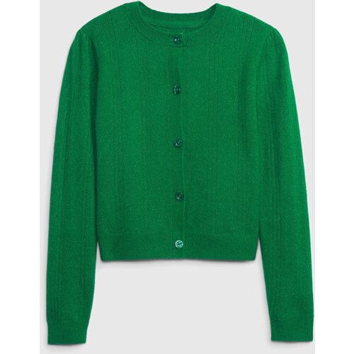 GAP Kids Cardigan with Heart Pattern - Girls Cijene