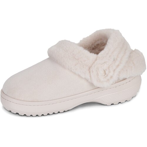 Crocs Nogavice Cl Unfurgtble Vegan Suede Clog Bež Slike