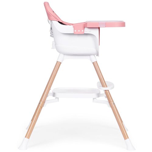 ECO TOYS Dječja stolica za hranjenje 2-u-1, roza, Slike