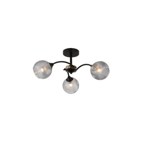  Luster Reyes 3xE27 40W crni E-Light Slike