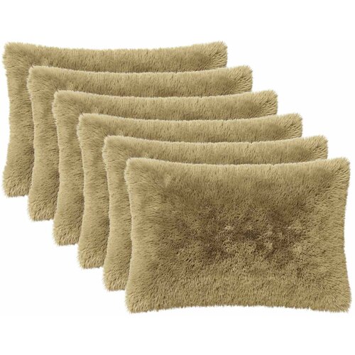  Presvlaka za jastuk 6 pcs HEERLEN Svijetlo zelena 50 x 70 cm Cene