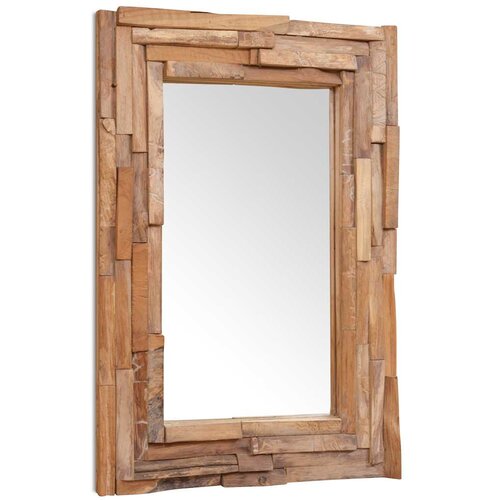  Ukrasno Ogledalo od Tikovine 90x60 cm Pravokutno Slike
