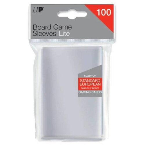 Ultra PRO Standard European Lite Board Game Sleeves 100 - 59x92mm Cene