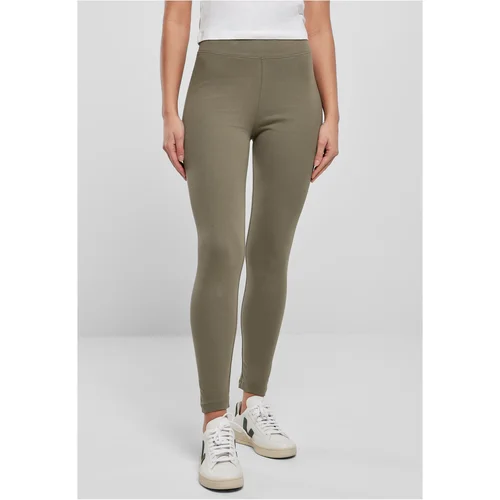 UC Ladies Ladies High Waist Jersey Leggings olive