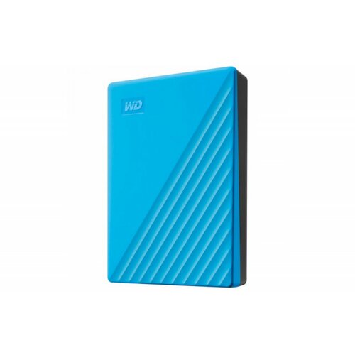 Western Digital External HDD 4TB, USB3.2 Gen 1 (5Gbps), My Passport, Sky Blue Slike
