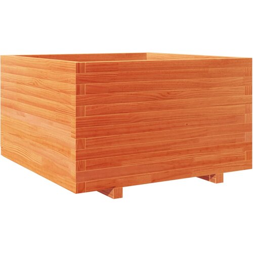 VidaXL vrtno cvetlično korito vo&amp;scaron;čeno 80x80x49,5 cm trdna borovina, (21204425) Slike
