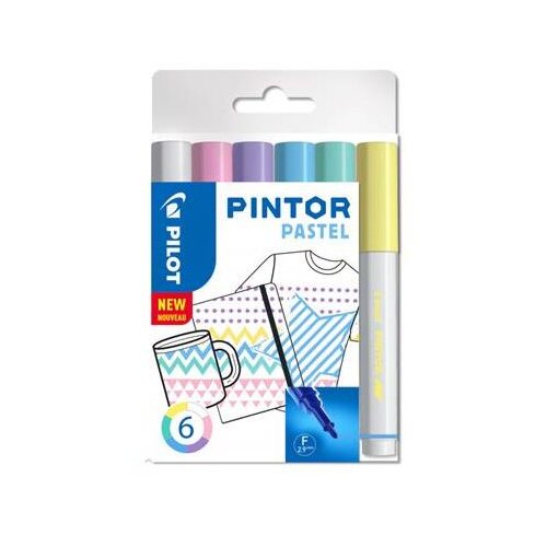 Pilot Marker Pintor Set PASTEL Mix FINE SW-PT-F-S6-PASTEL Cene