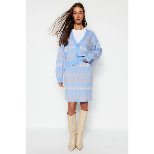 Trendyol Two-Piece Set - Blue - Oversize