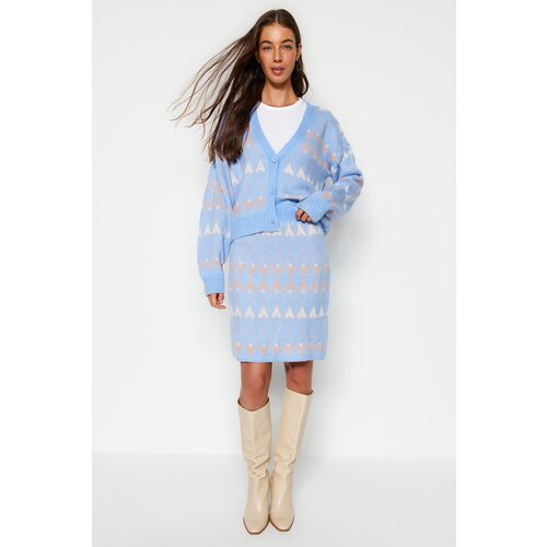 Trendyol Two-Piece Set - Blue - Oversize Slike
