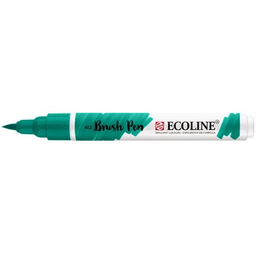  Akvarel marker Ecoline brush pen | Deep Green 602 Cene