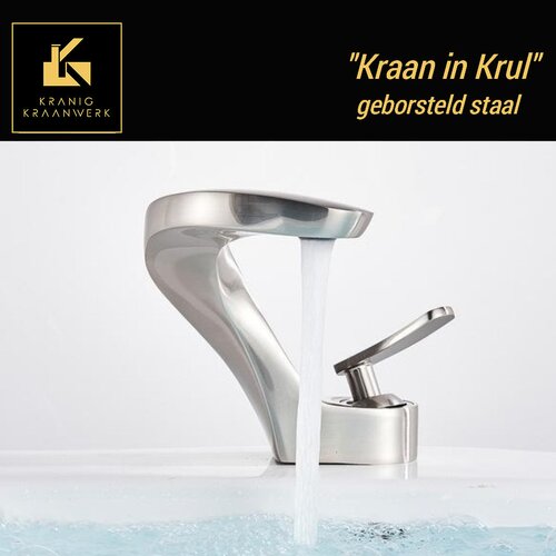 Kranig Kraanwerk dizajnerska kopalni&amp;scaron;ka pipa | me&amp;scaron;alna armatura za vodnjak in umivalnik | curly crane, (21670302) Slike
