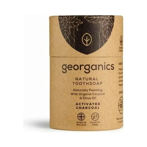 Georganics natural toothsoap - activated charcoal