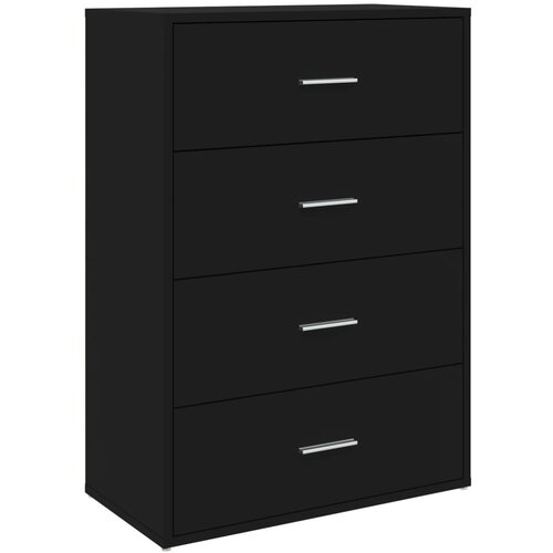 Maison Chic Komoda - Predalnik črna 60x31x84 cm inženirski les, (21715826) Slike
