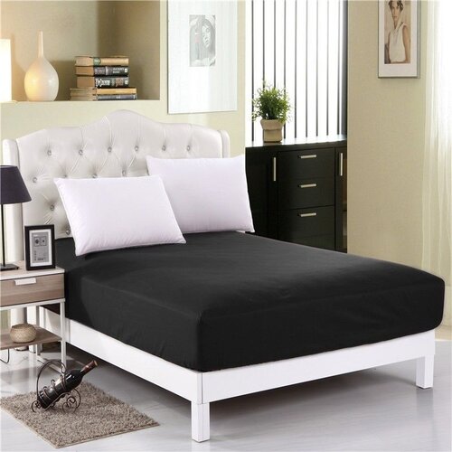  Düzboya - black black single m fitted sheet (de) Cene