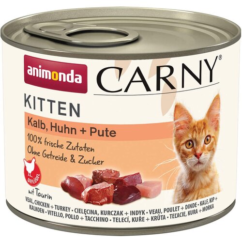 Animonda Carny Kitten Teletina, Piletina i Ćuretina - 200 g Cene