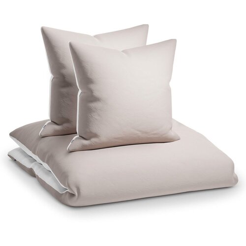 sleepwise Wonder Edition mekana posteljina, Taupe / bijela Cijene