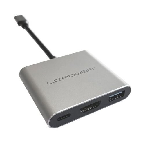 LC-Power USB-C HubUSB-A, USB-C (PD 100W),1x HDMI do 4k UHD Cijene