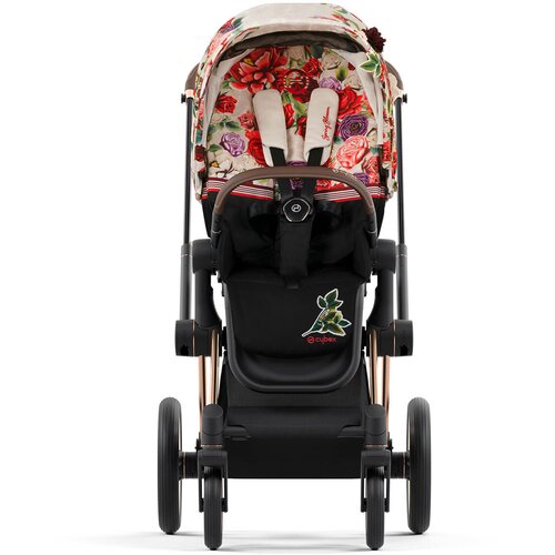 Cybex Sedežna enota Priam 4.0 platinum spring blossom light beige Slike