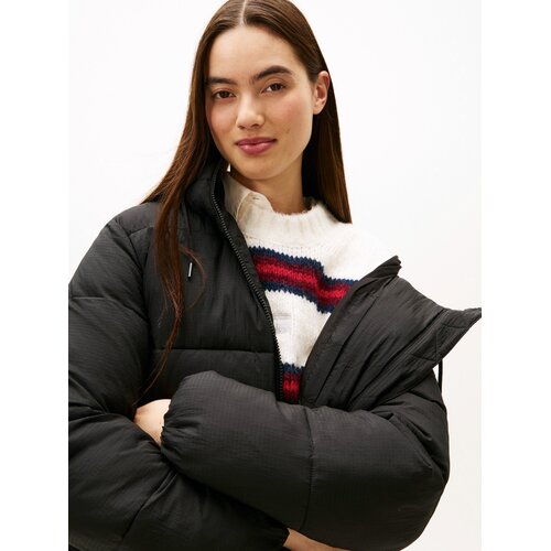 Tommy Jeans Zimska jakna crna Slike