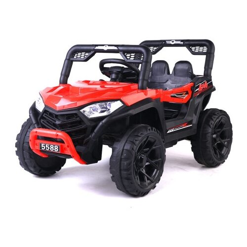 Jeep Style auto na akumulator za decu - Crveni Slike