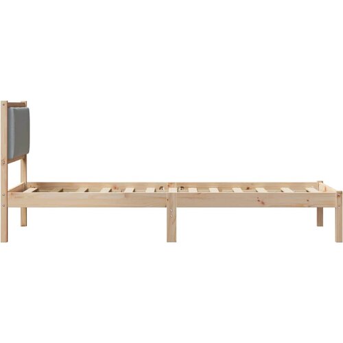  Krevetna konstrukcija s uzglavljem Svijetlo siva 80 x 200 cm Slike