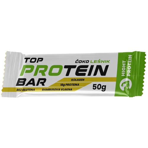 TopFood TOP FOOD Protein bar Le&amp;scaron;nik 50g Slike