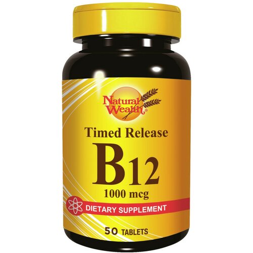 Natural Wealth vitamin B12 1000 µg 50 tableta Slike
