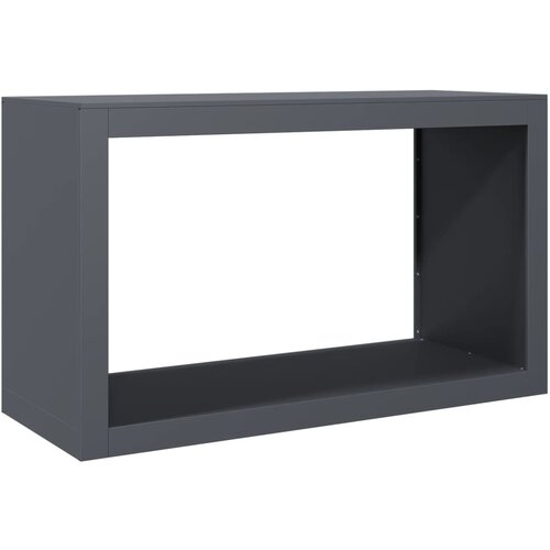 vidaXL stojalo za drva antracitno 100x40x60 cm jeklo, (21746678) Cene