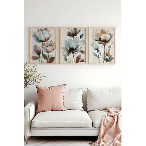 Wallity Uramljena slika Huhu478, 50x70 cm, 3 dijela Cijene