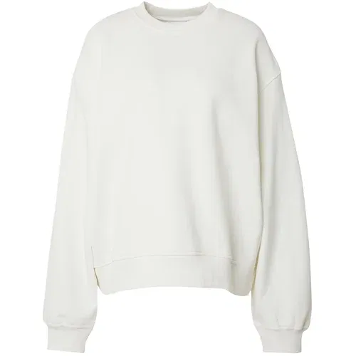 WEEKDAY Sweater majica 'Paula' bijela