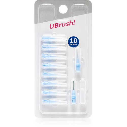 Herbadent UBrush! zamjenske međuzubne četkice 0,5 mm Blue 10 kom