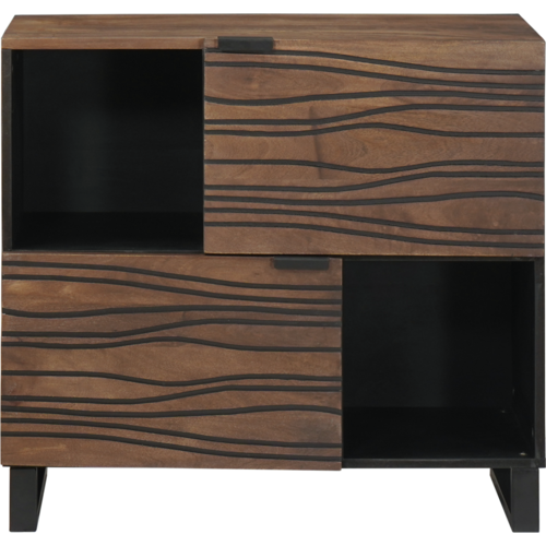 VidaXL sideboard 80x33.5x75 cm puno drvo mango Slike