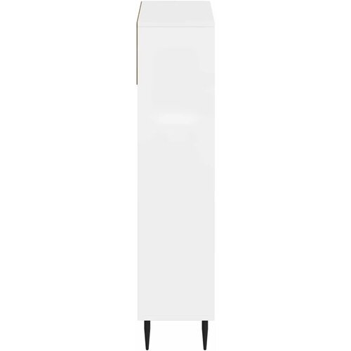  Ormar za cipele ZWOLLE 78 x 24 x 103 cm Konstruirano drvo - Bijela visokog sjaja Slike