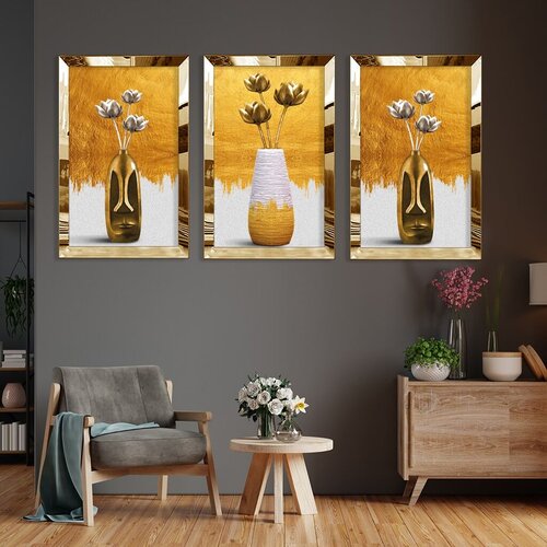 Wallity Zidna slika Huhu392, 40x60 cm, 3 dijela Cene