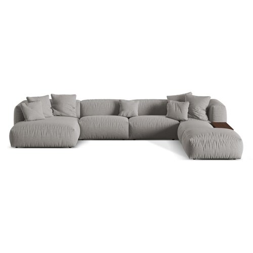 Micadoni Svijetlo siva kutna garnitura (s desnim kutom/u obliku slova &amp;quot;U&amp;quot;) Martina &amp;ndash; Home Slike