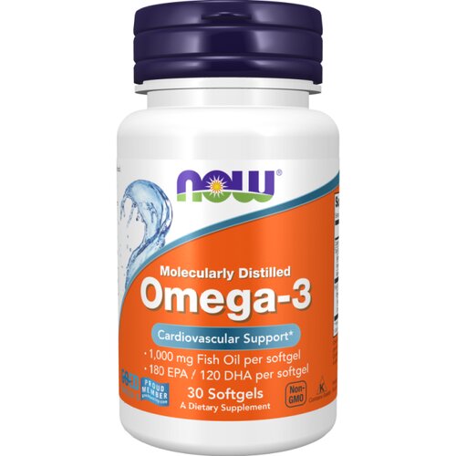 Now Foods Omega 3 NOW, 1000 mg (30 mehkih kapsul) Cene