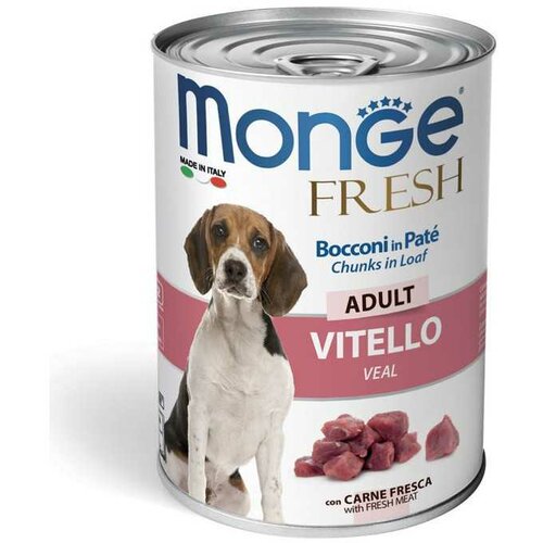 Monge Fresh - konzerva za pse Adult Teletina 16x400gr Slike
