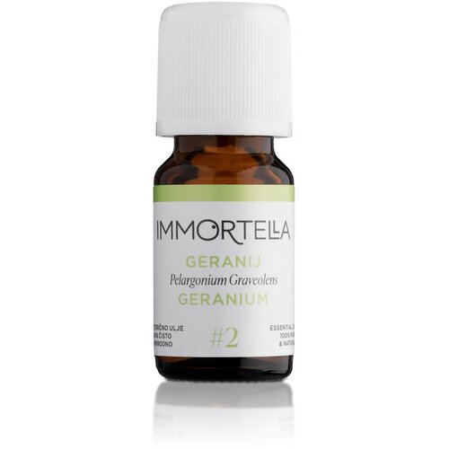 Immortella Mediterranean Beauty Eterično olje geranije (Pelargonium graveolens), 10 ml Slike