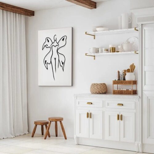  Slika - Butterfly Woman (1 Part) Vertical 40x60 Premium Print Slike