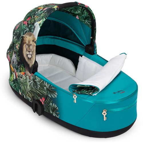 Cybex Ko&amp;scaron;ara za voziček We the best Mios Lux Platinum mid turquoise Slike