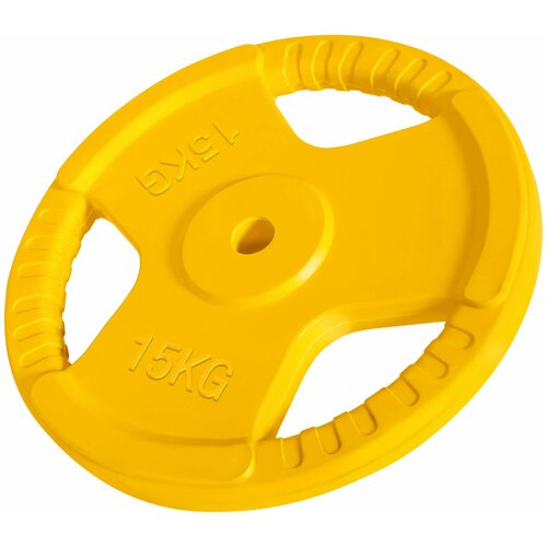 Gorilla Sports teg obložen gumom 15 kg žuti Cene