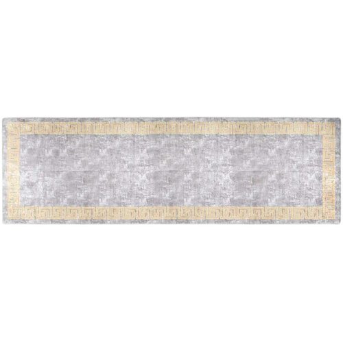 vidaXL Pralna preproga 80x300 cm siva protizdrsna Cene