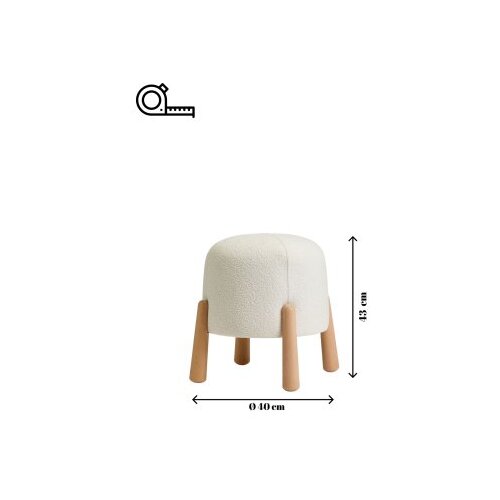 Atelier Del Sofa tabure floki white Slike